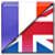 image drapeaux français et anglais